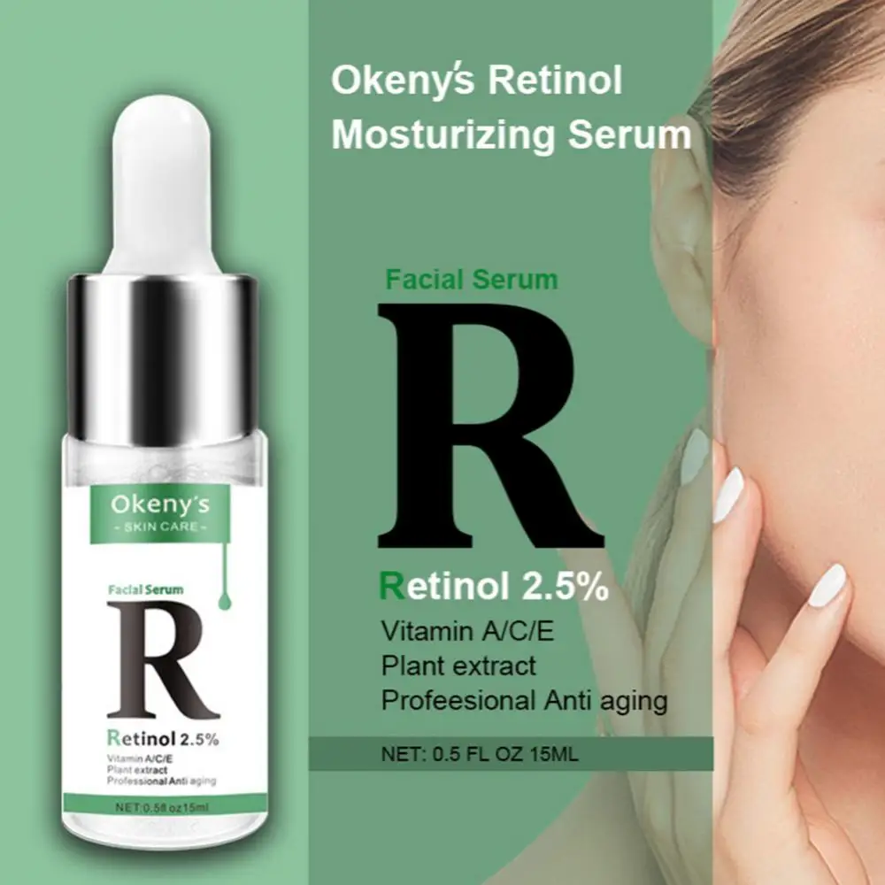 

2.5% Retinol Facial Serum Anti-wrinkle Anti-aging Rejuvenating Essence Firming Skin Fade Fine Lines Moisturizing Essence Makeup