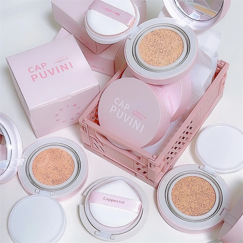 Air Cushion CC Cream Waterproof Liquid Foundation Cream Full Coverage Oil-control Long-lasting Face Concealer 3 Colors liquid foundation cc cream cushion foundation waterproof foundation air cushion cream makeup cream makeup cosmetics