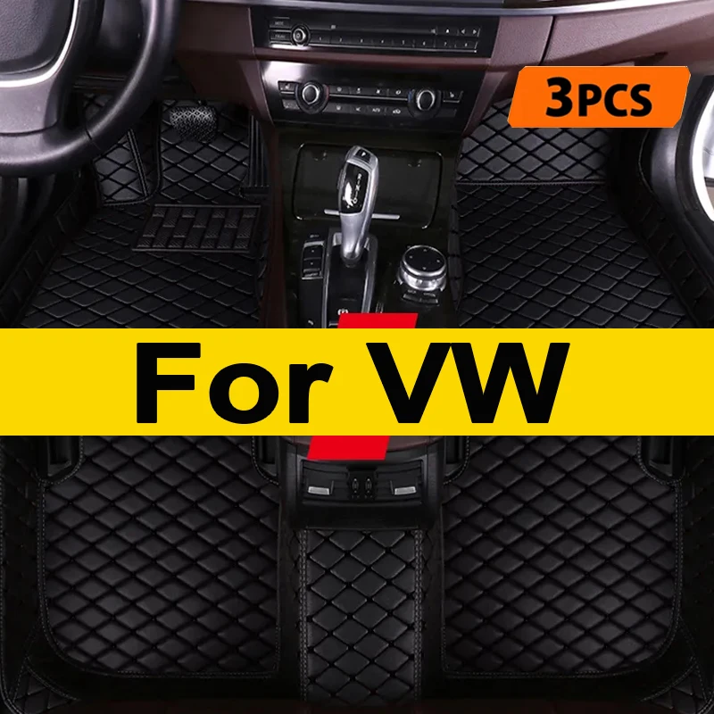 Tappetini Auto Per Vw Eos Touran Polo Plus T-Roc Touran L Id4 Crizz Jetta A5 Id.3 Id.6 X Sharan Amarok Golf Mk4 Accessori Auto