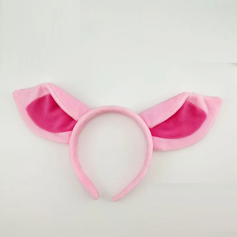 Adults Kids Plush Boy Girl Pig Headband Tail Nose Animal Set Gift Birthday Party Cosplay Costume Christmas Halloween