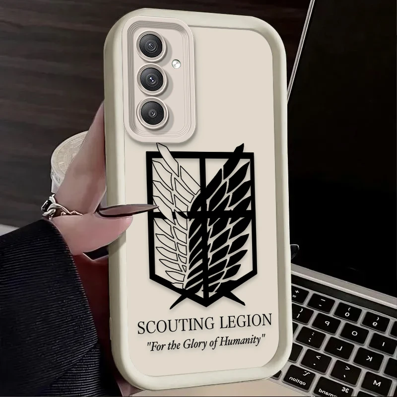 Attack on Titan Inspired Phone Case with Iconic Alan Logo Design