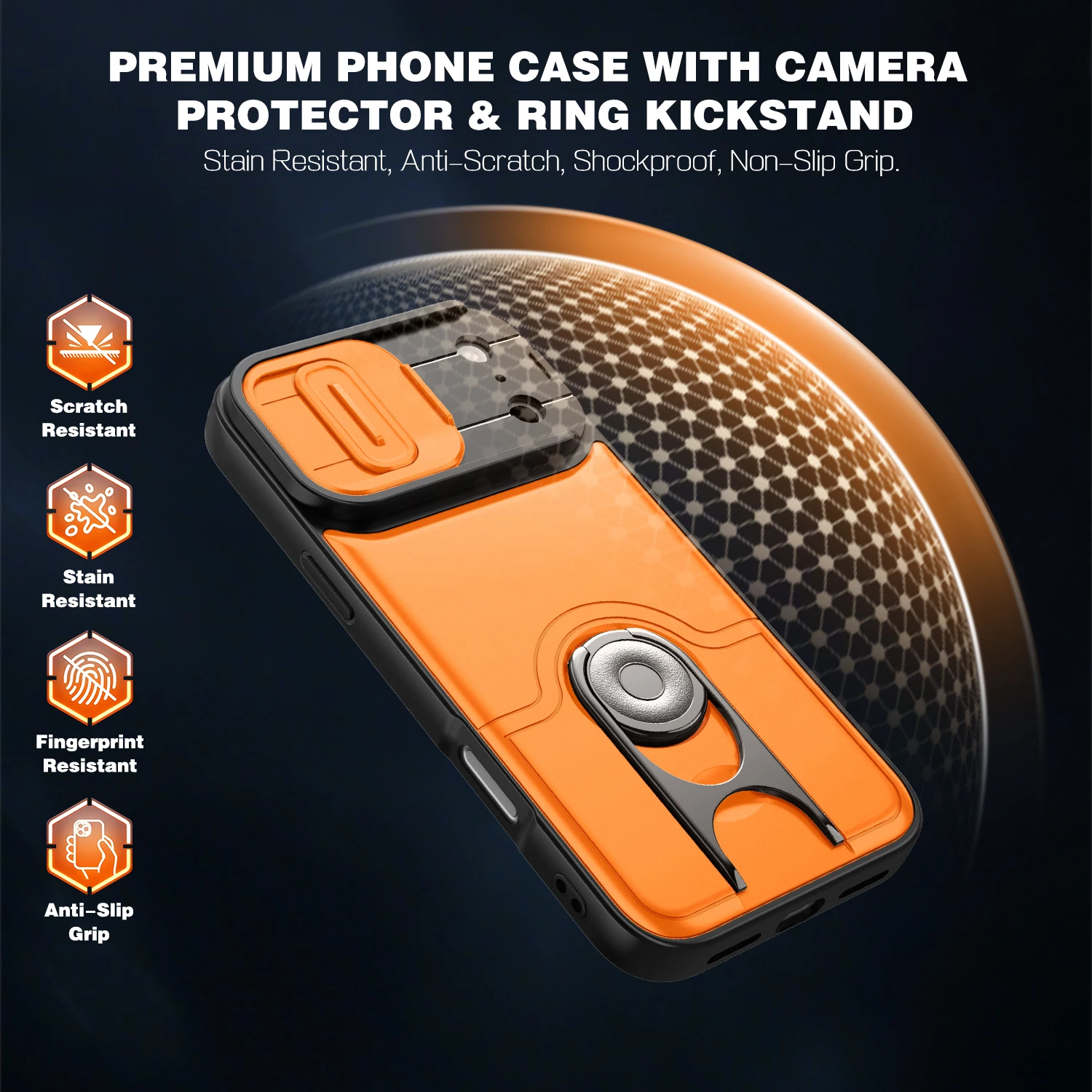Premium Heavy-Duty Rugged Armor Bracket Slide Camera Protection Case Cover