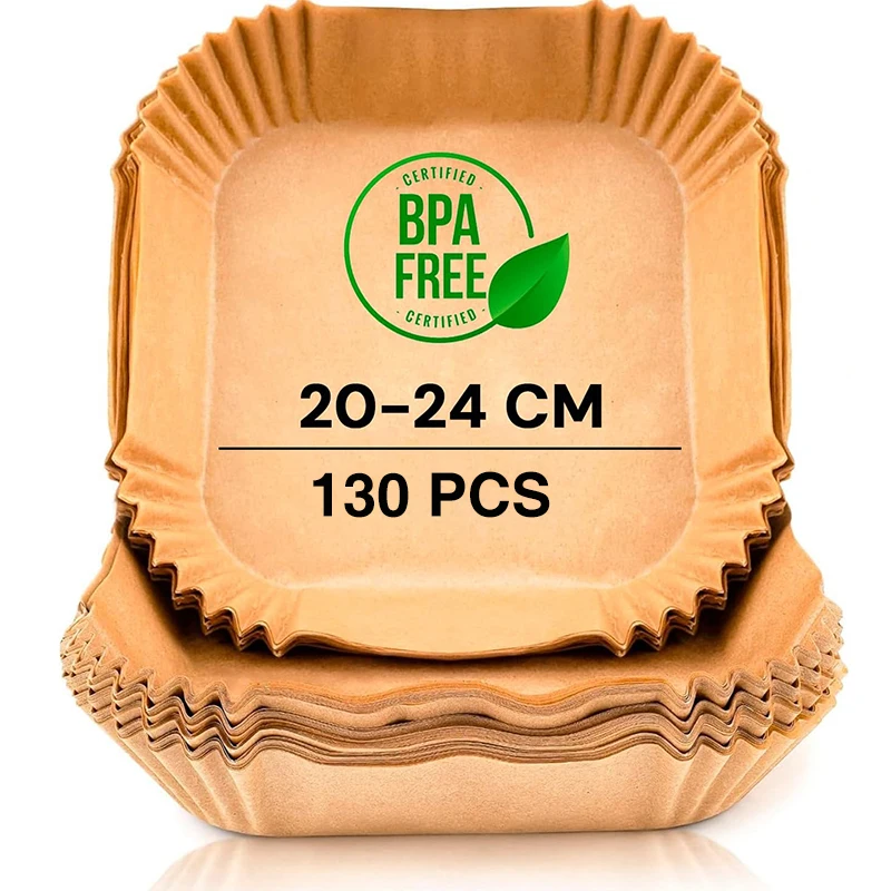 Air Fryer Paper for Cosori 5'5/6’4 L 20cm 23cm XXL Large Square Disposable Airfryer Tray Accessories Air Fryer Paper for Cosori 5'5/6’4 L 20cm 23cm XXL Large Square Disposable Airfryer Tray Accessories