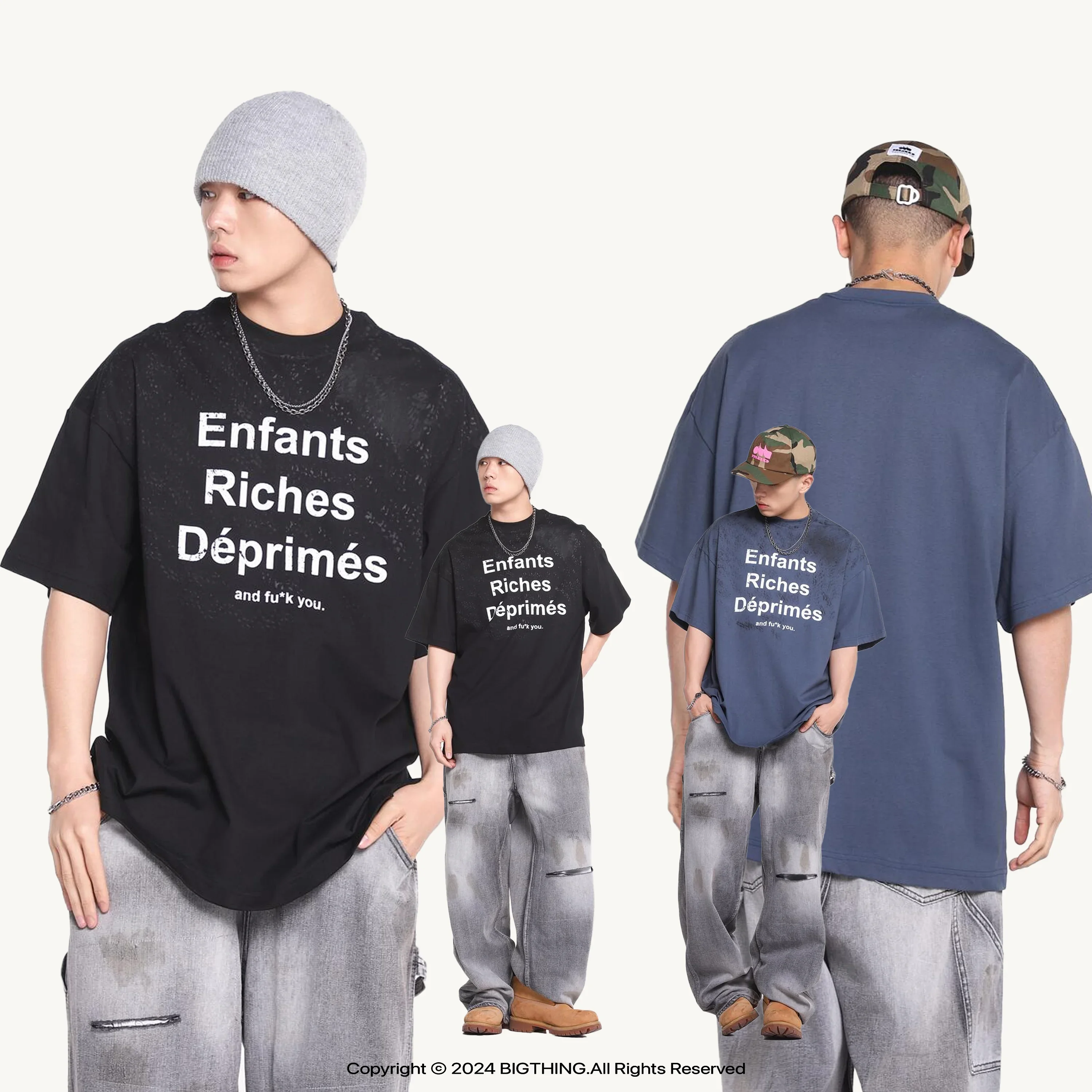 

2024, свободная и прочная футболка в стиле ретро с короткими рукавами