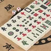 26mm Mini Chinese Mahjong Game Set Portable Traditional Blocks Mahjong 144PCS Party Board Game Two Players Funny 2