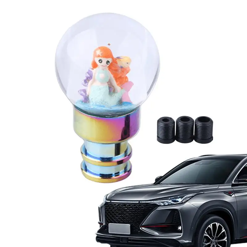 

Акриловые прозрачные пузырьки, автомобильная ручка переключения передач, автомобильная рукоятка переключения передач, необычные аксессуары для большинства автомобилей