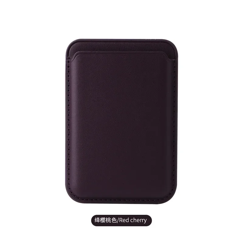 Magnetic Leather Wallet Card Holder and Phone Stand