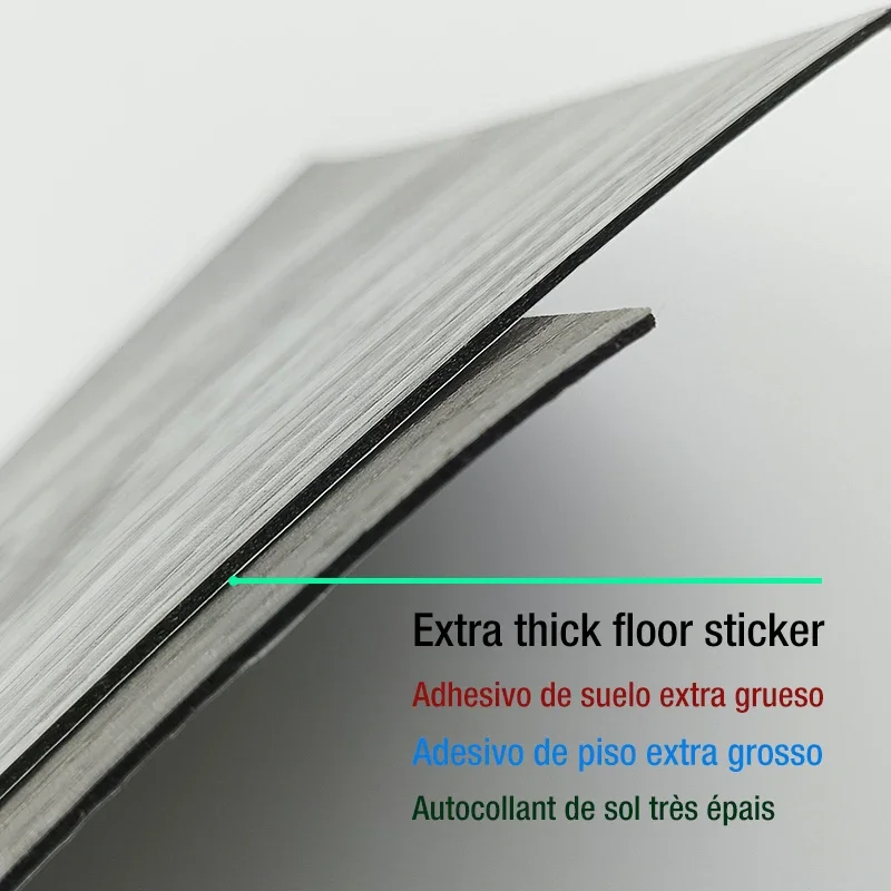 Description Picture 5 of itemSelf-adhesive Wood Grain Floor Wall Stickers PVC Wallpaper for Living Room Toilet Kitchen Home Floor Decor Waterproof Sticker