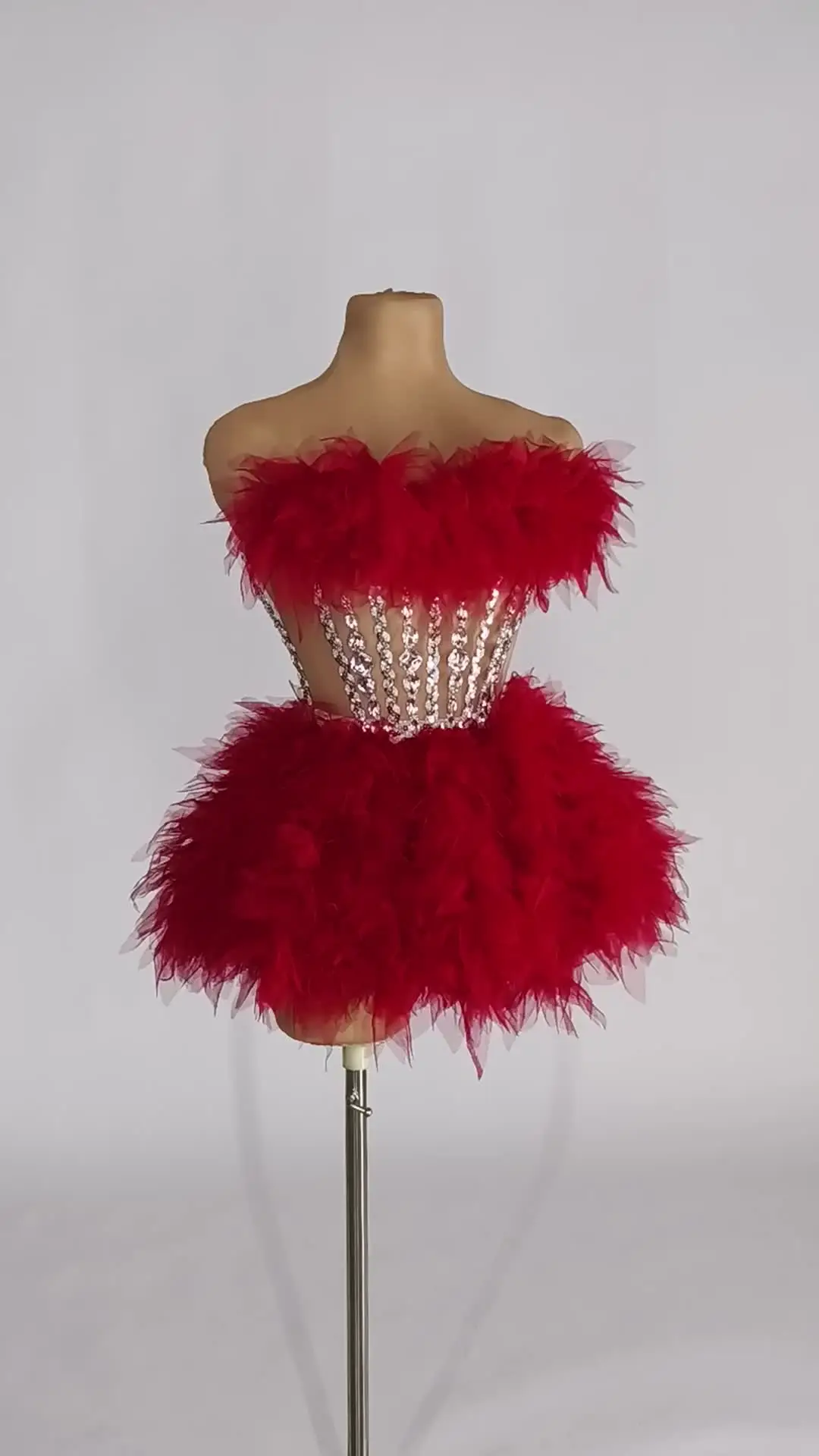 tube top homecoming dresses Alyce Paris Sheer Corset Homecoming Dress 4934 main image 0
