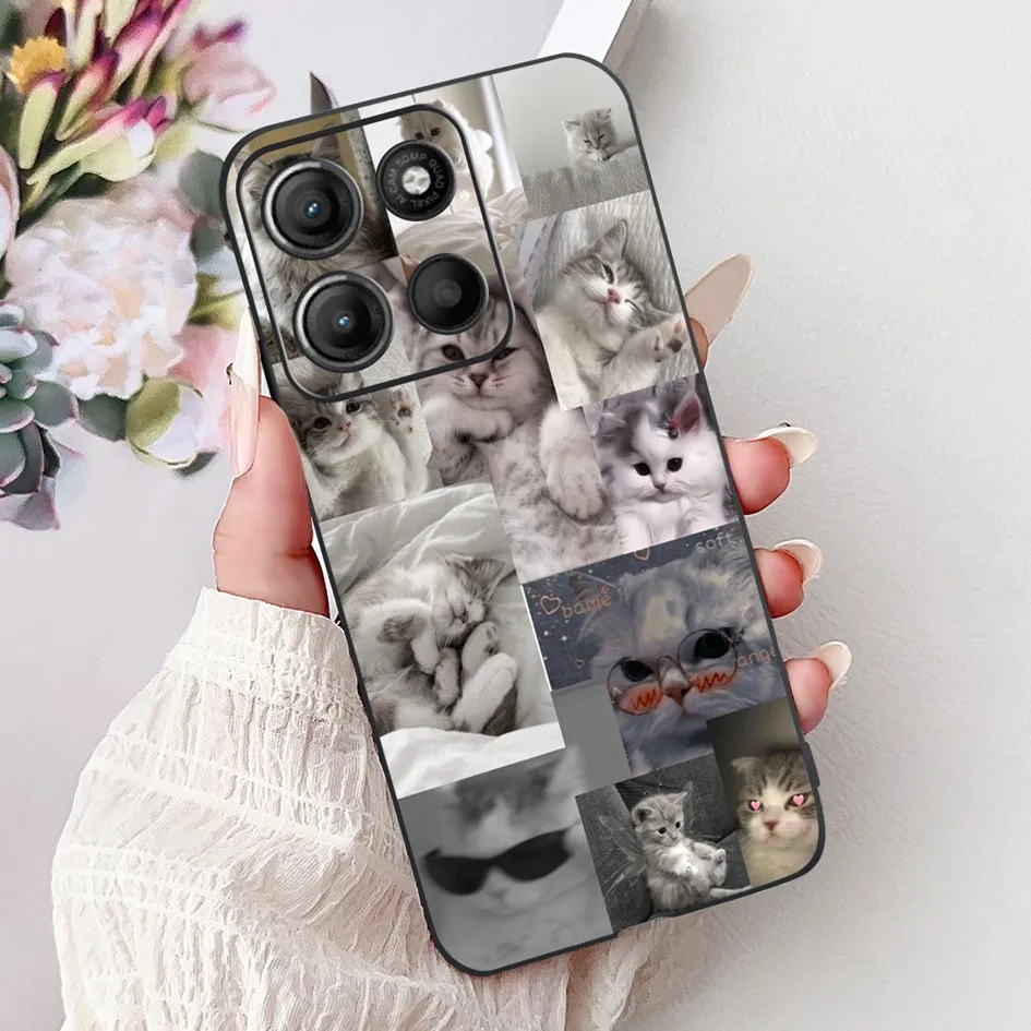 Cute Panda Lion Shockproof Silicone TPU Phone Case Cover
