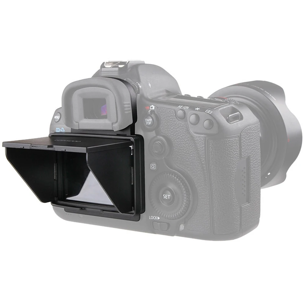 【Support-Cod】 B68A LCD Screen Hood With -Up Shade Cover LCD Screen Protector For EOS 5D III/5D IV/5DR/5DS Camera Protection Film.