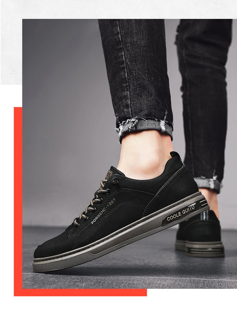 Description Picture 5 of itemMen Casual Shoes Breathable White Sneakers Fashion Driving Walking Tennis Shoes for Male Skate Flats Sports Shoes