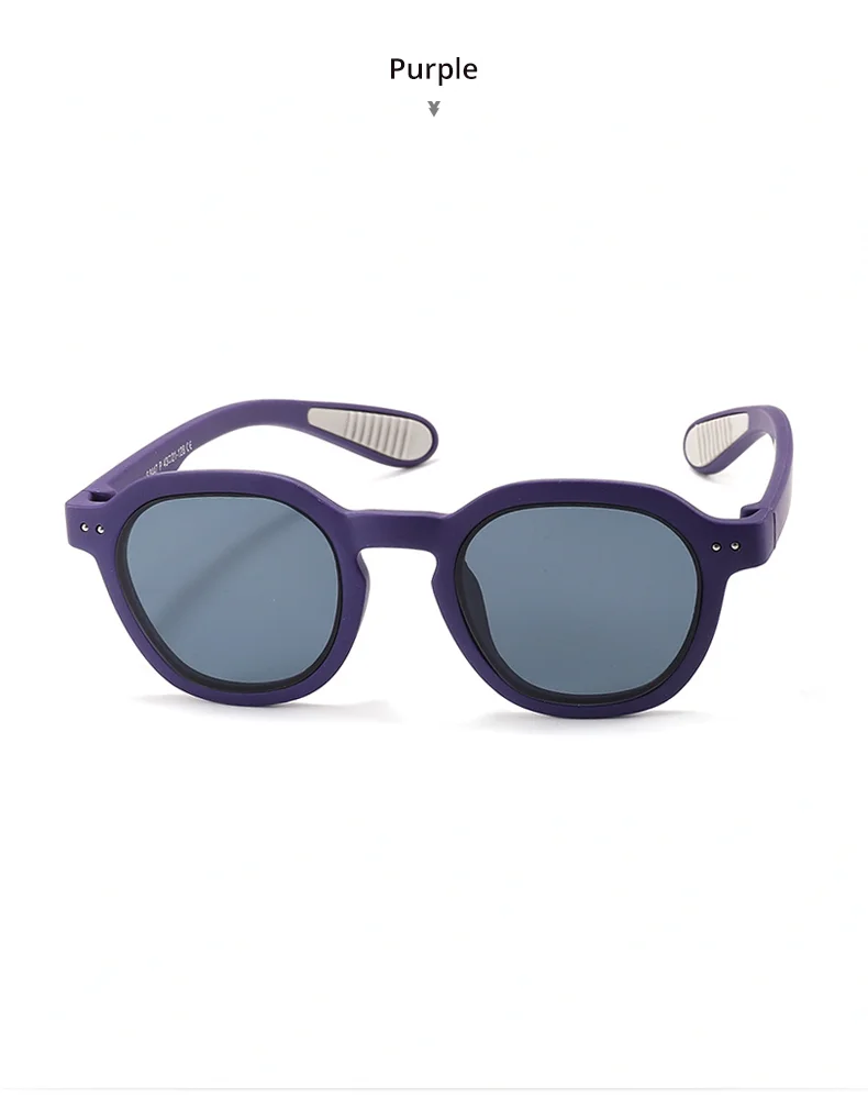 Ralferty 2025 Flexible Kinder-Sonnenbrille für Mädchen und Jungen, Outdoor, UV400, polarisierte Sonnenbrille, Kinder-Sonnenschutz, 3–9 Jahre, unzerbrechlich – Detail 15