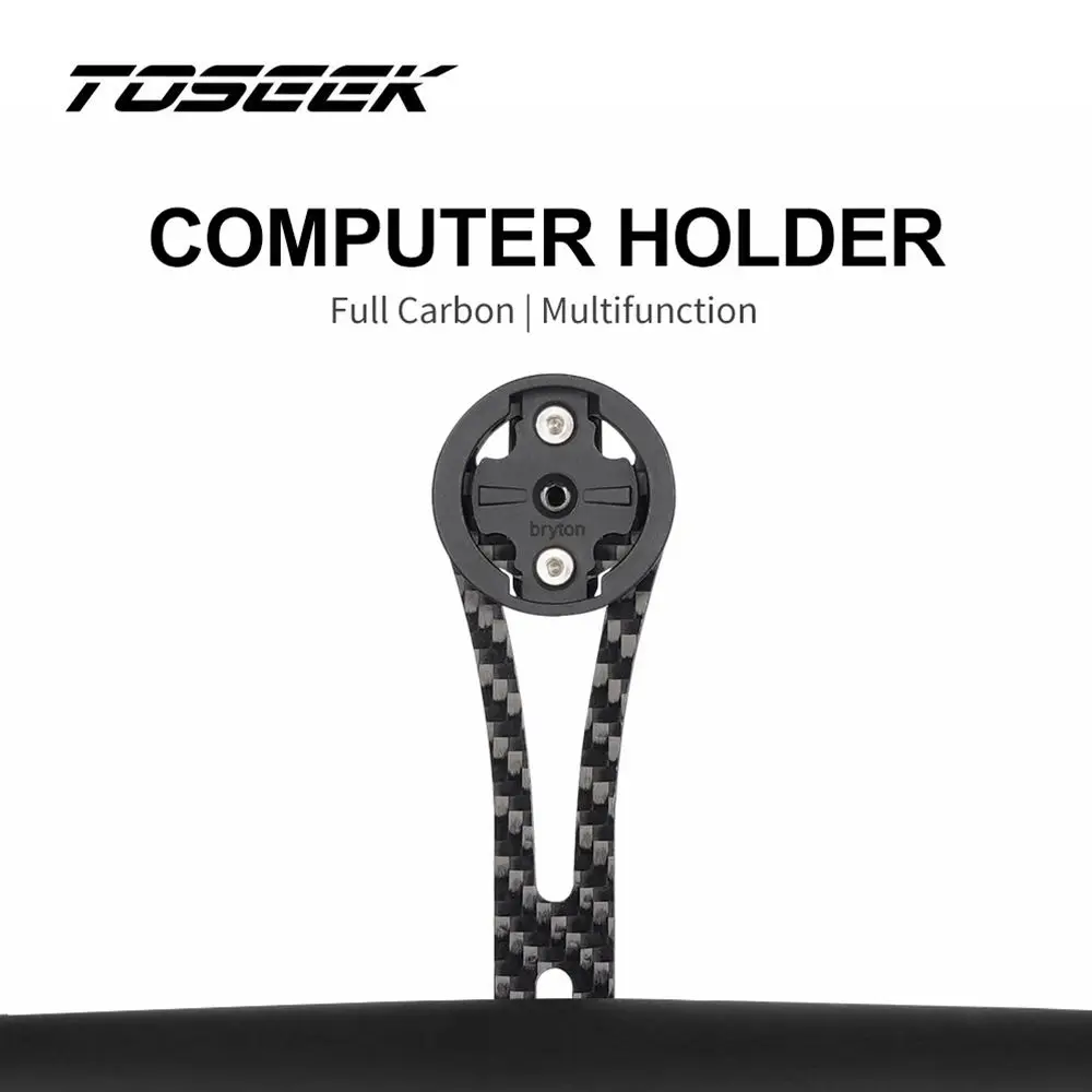 

Bike Computer Holder Carbon Cycling Computer Stopwatch Speedometer Mount Holder For Garmin Cateye Bryton Gopro Light Holder