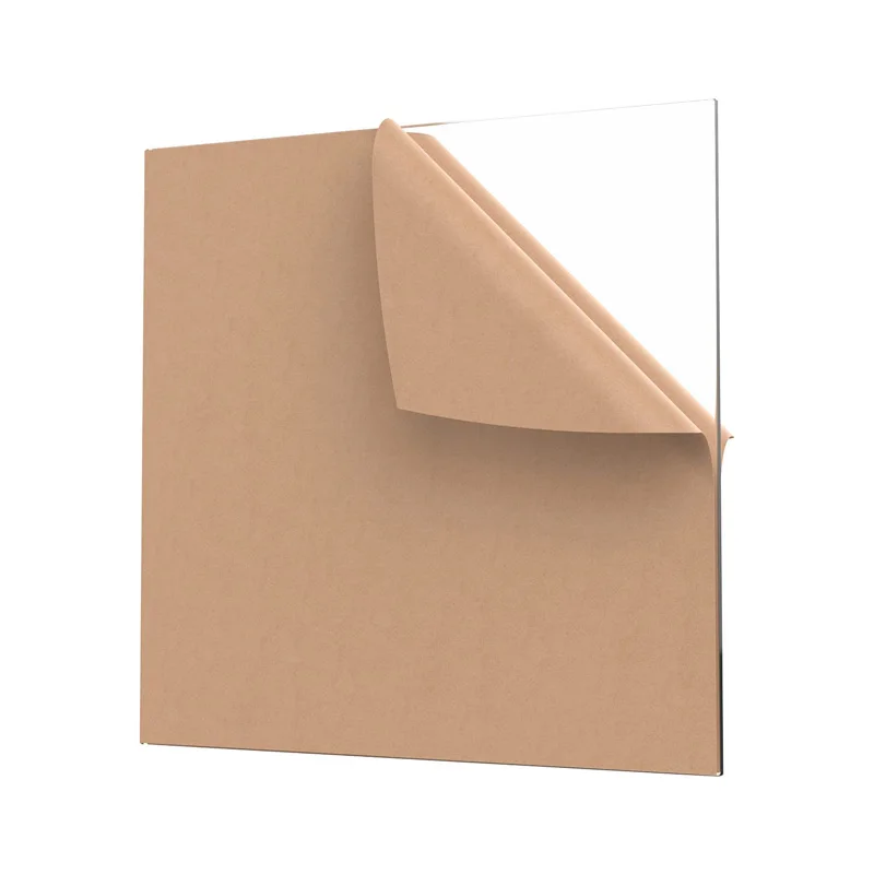 Size Option 3mm Cast Acrylic Thickness Clear Perspex Sheet Cut Plastic Transparent Board Perspex Panel Doors Signage Decor