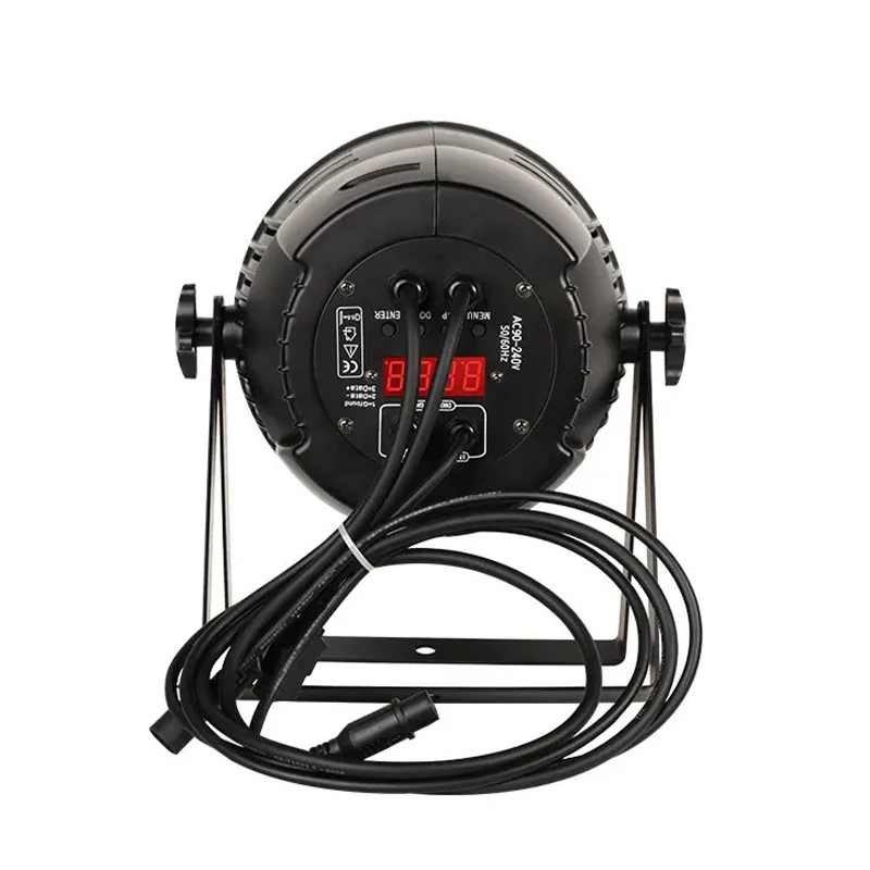 High Power 7*50W LED COB Dual Color Warm White Gloss Stage Audience Par Light DM