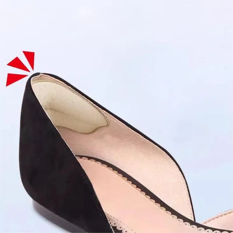 1/2/4Pairs Anti-Wear Soft Sports Heel Inserts Self Adhesive Protection Patches Shoe Size Modification Tool Feet Pads for Heels