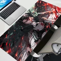 Large Mouse Pads Attack on Titan Levi Gaming MousePad Deskpad with Stitched Edges and NonSlip Rubber Base Extended XXL Mouse Pad 1