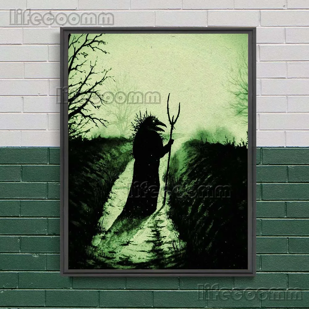 Mystical Creature Vintage Wall Art Canvas Poster