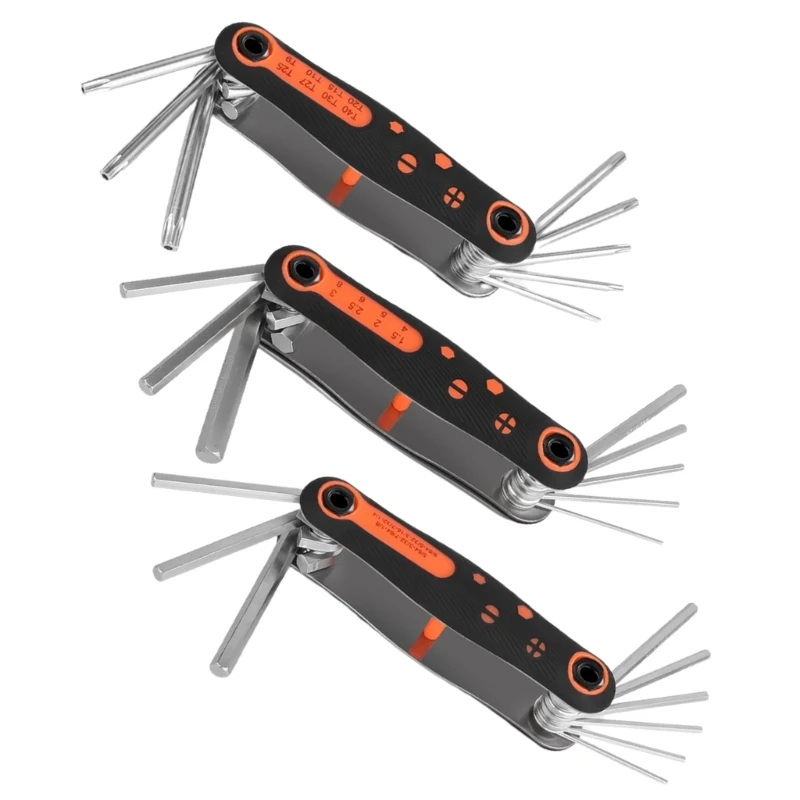 

Versatile & Durable Folding Wrench set Essential Tool for Furniture Assembly