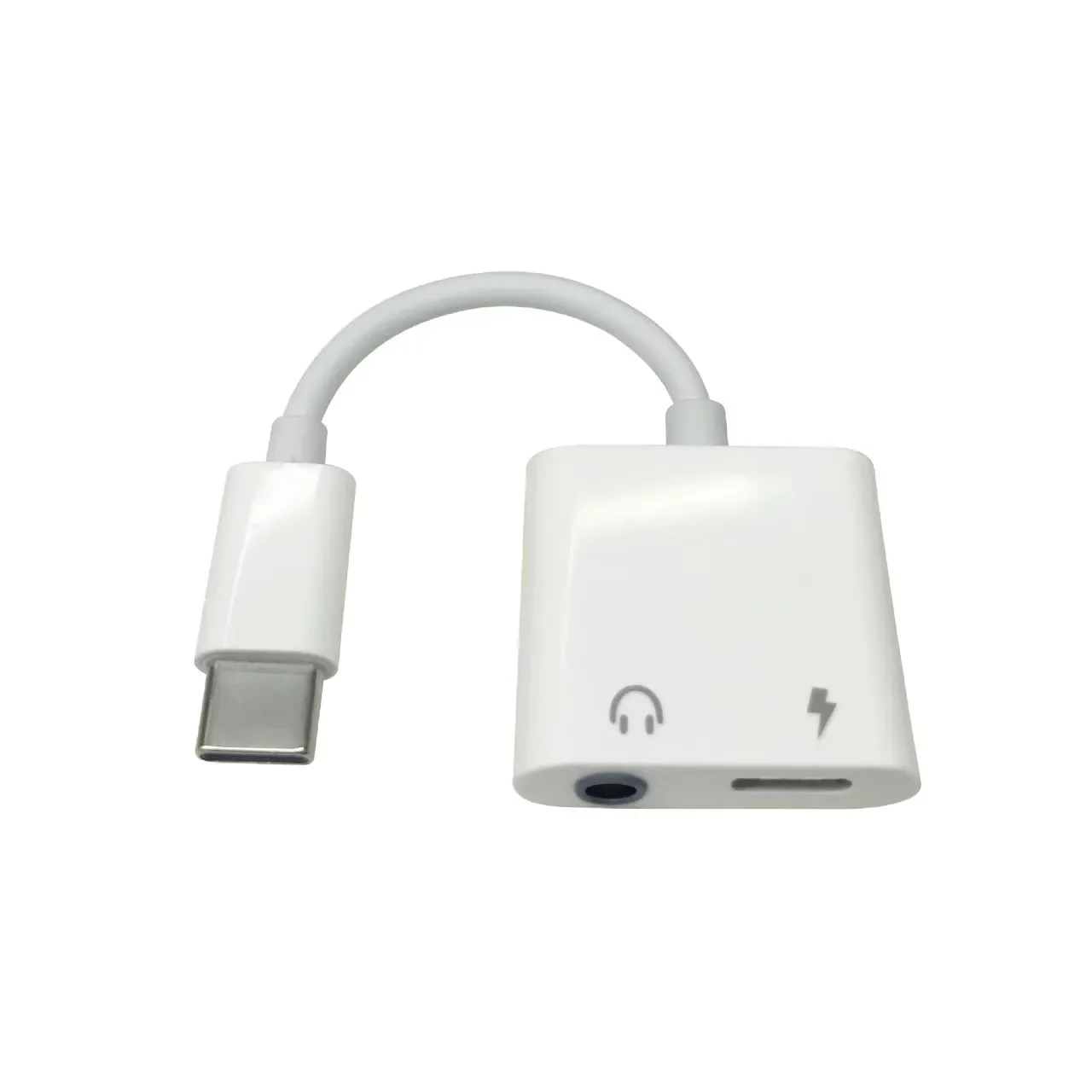 2-in-1 USB C to 3.5mm Headphone Adapter with 60W PD Charging for Simultaneous Audio & Power