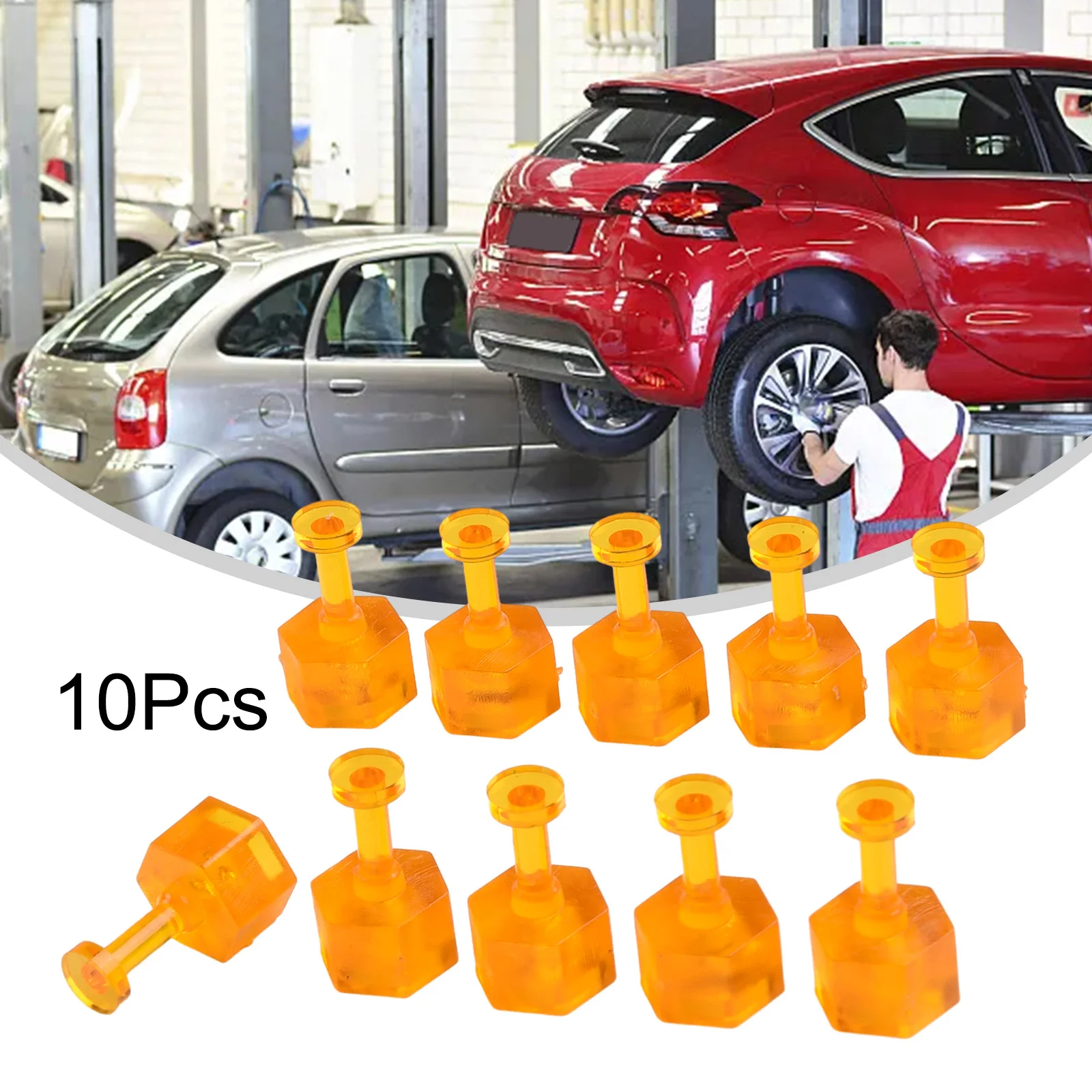

10pc Glue Tab Dent Removal Tool Car Dent Repair Car Dent Removal Tool Auto Paintless Dent Repair Glue Tabs For Car Body Set