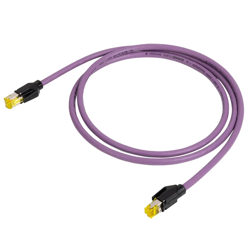 

Высококачественный немецкий Sommer CAT.7 PUR Hi-Fi аудио RJ45, кристальная головка, сетевой кабель, переключатель моста, семь категорий 10G, 1 шт.