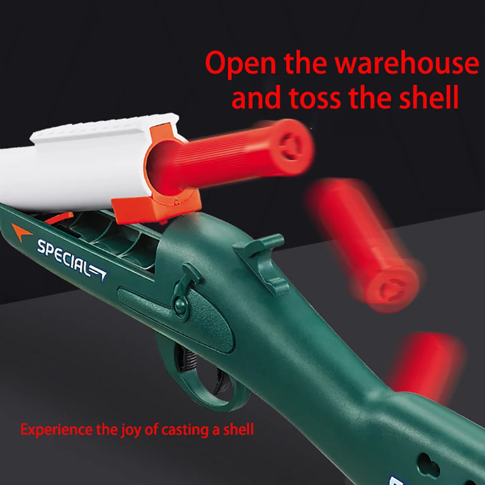Children Toy S686 Shotgun Outdoor Sports Shell Can Be Ejected Soft