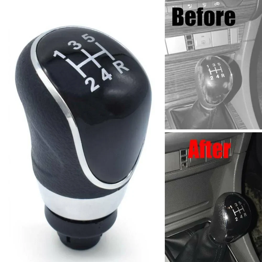 

1x Gear Shift Knob Lever Shifter Handle Stick 5 Speed Gear Shift Knob For Ford Fiesta MK7 2008-13 ForFoocus MK2 F2008 - 11