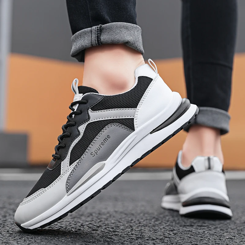 Sneakers for Men Fashion Outsole Male Casual Sport Shoes Man Running Flats Shoes Tenis De Mujer Zapatillas Sapato Masculino, view 4