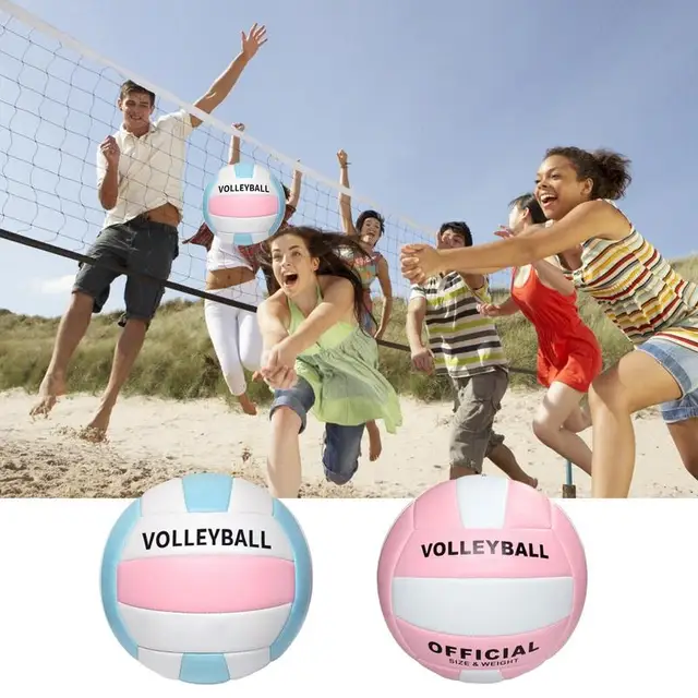 Sand Volleyball Team Sports Practice Ball Wear-Resistant Soft Volleyball for Training Practice Team Sports Indoor School Park 2