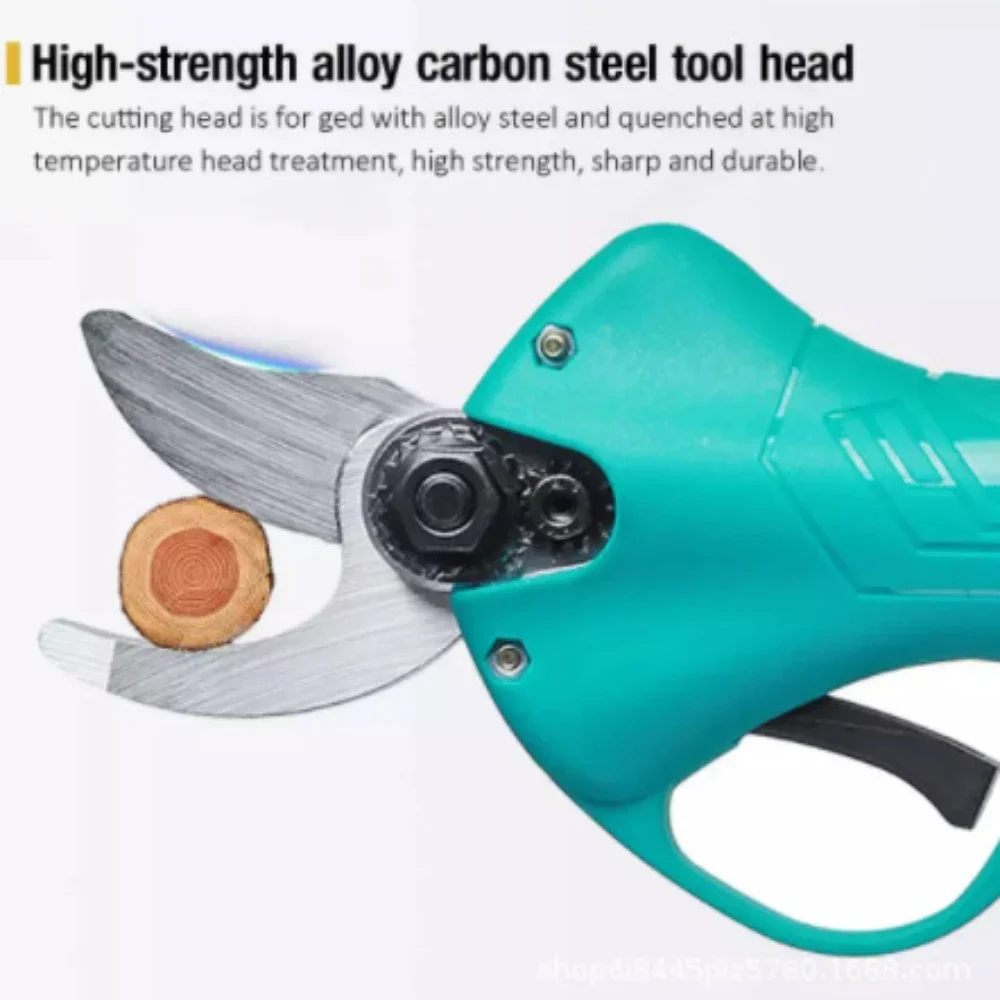21V Cordless Electric Shear Pruner Brushless Efficient Garden Scissor Bonsai Pruning Tree Branches Cutter for Makita Battery 3