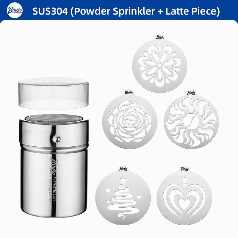 تزيين وفن القهوة قوالب لاتيه ستانلس ستيل