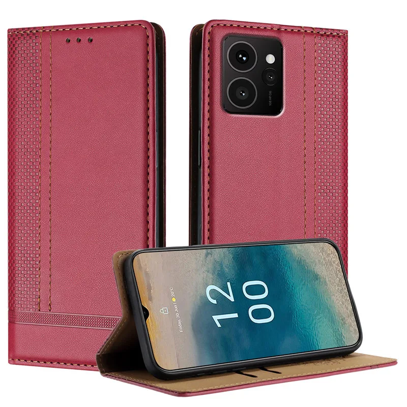 Leather Flip Wallet Case | Stylish Protective Phone Cover with Secure Closure