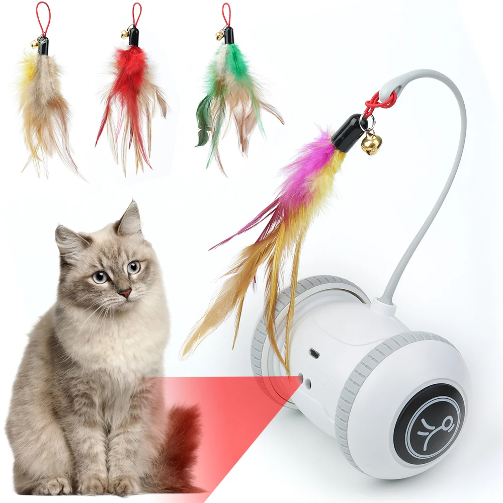 Automatic Sensor Cat Toy Kitten Toys Teaser Interactive Automatic