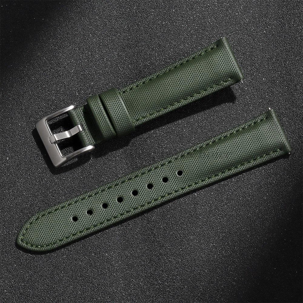 20mm 22mm Segeltuchbänder für Omega für Blancpain für Seiko Divers Uhren Herren Damen Nylon Schnellverschluss Wasserdichte Uhrenarmbänder – Detail 2