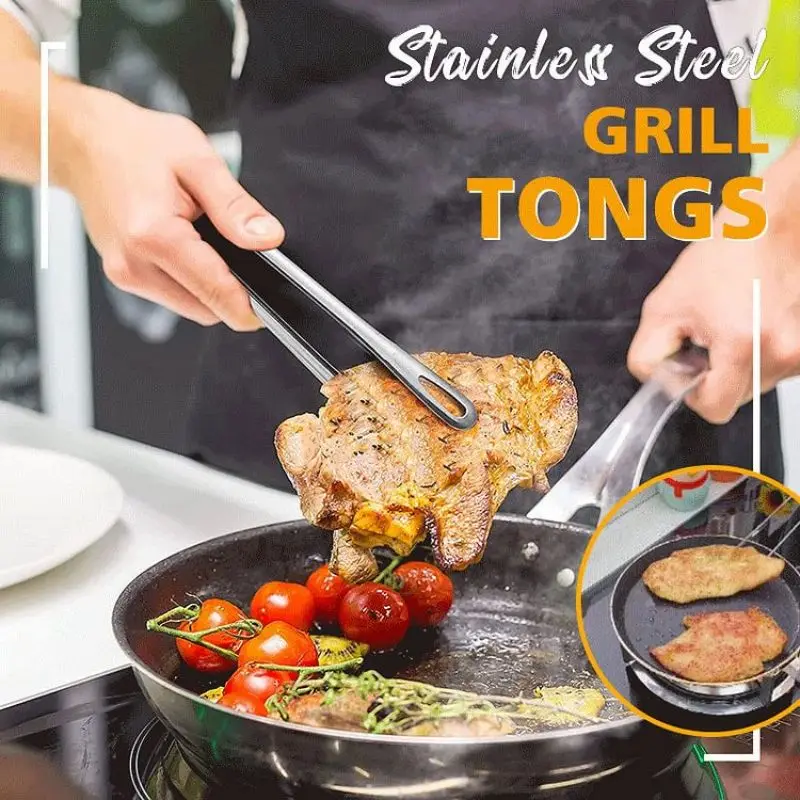 Kitchen Craft 30 cm Stainless Steel Food Tongs