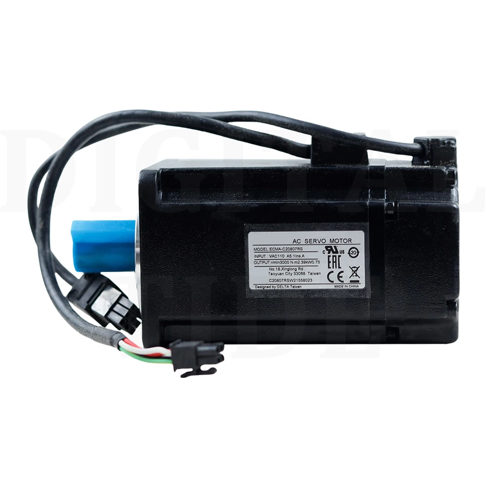 750W 220V AC Servo Motor 2.39NM 3000rpm 17bit ECMA-C20807RS