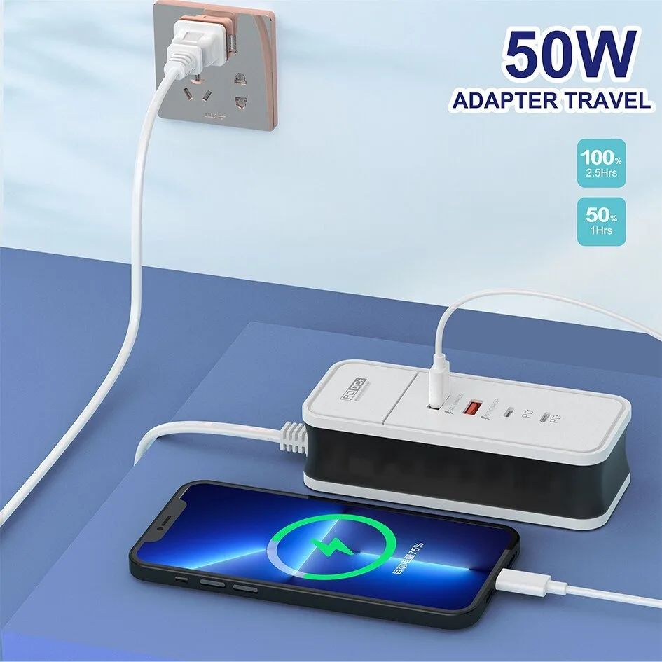 4 Port USB Charger QC 3.0 3.1A Travel Charger Fast Charging Wall Charger For iPhone 15 Xiaomi Samsung Phone Travel Power Adapter BEST SELLERS
