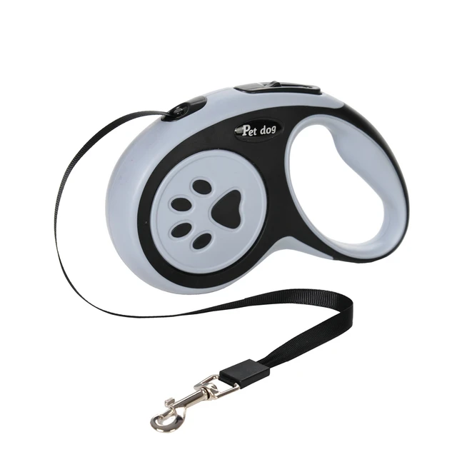 3m 5m Dog Paw Design Leash For Small Medium Large Dogs Outdoor Walking Puppy Strong Retractable Nylon Rope Yorkies Pet Supplies 3