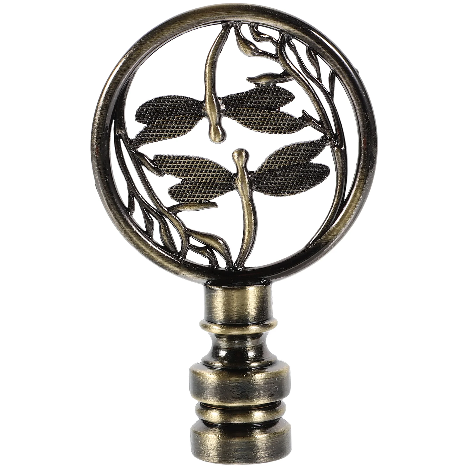 

Lamp Decorative Head Finial Screw Cap Metal Dragonfly Knob Decoration Shade Light Fixture Desk Making Supplies Finials