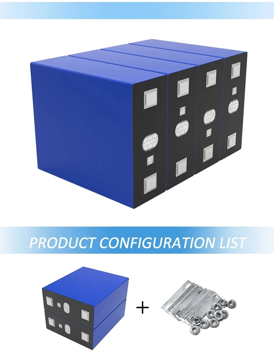 16PCS 3.2V 340Ah 320Ah 310Ah 304Ah 105Ah 280K 280Ah LiFePO4 Battery Brand new Gr