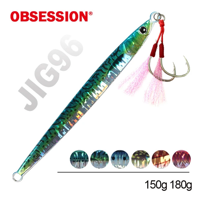 Metal Jig Fishing Lures Slow Jigs  Deep Sea Fishing Jigging Lures