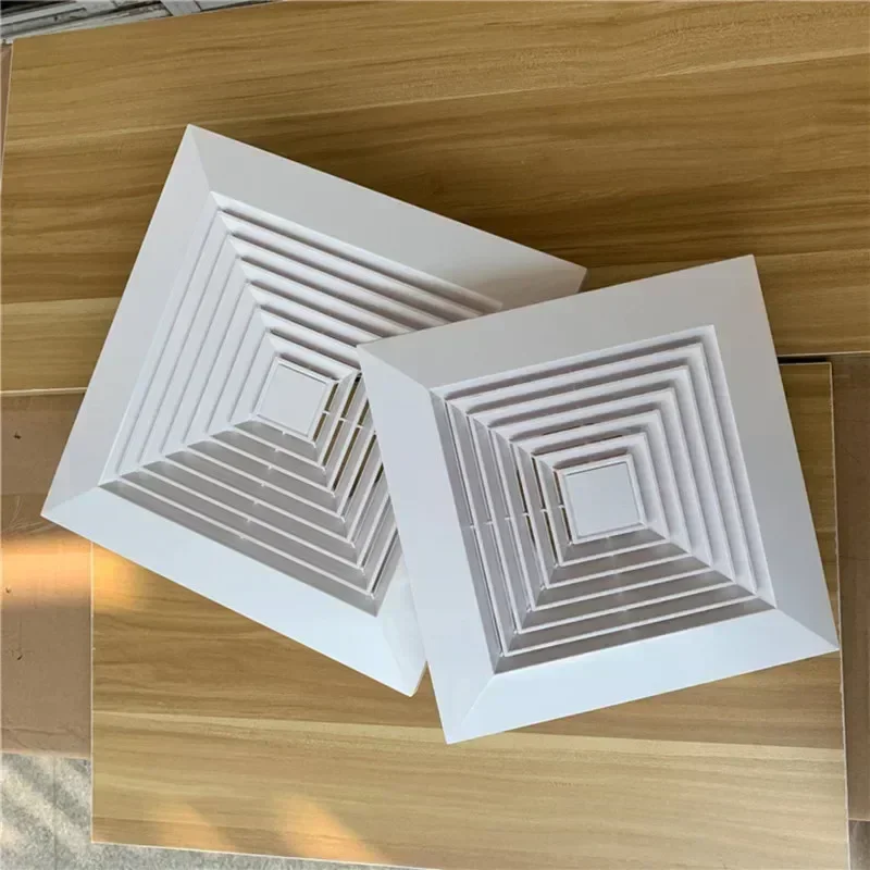 1PCS ABS Square Diffuser Air Conditioner Air Outlet Ceiling Ceiling New Outlet Duct Exhaust Vent Ventilation Hood air vent grille
