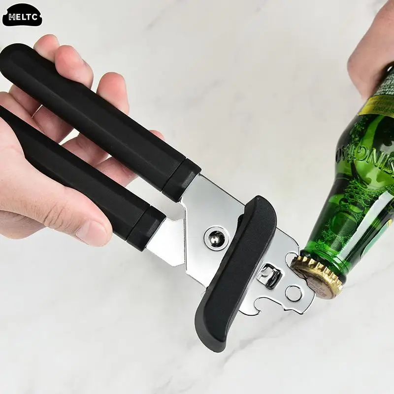 Can Opener Stainless Steel Multifunctional Professional Manual for Craft Beer Grip Bottle Kitchen