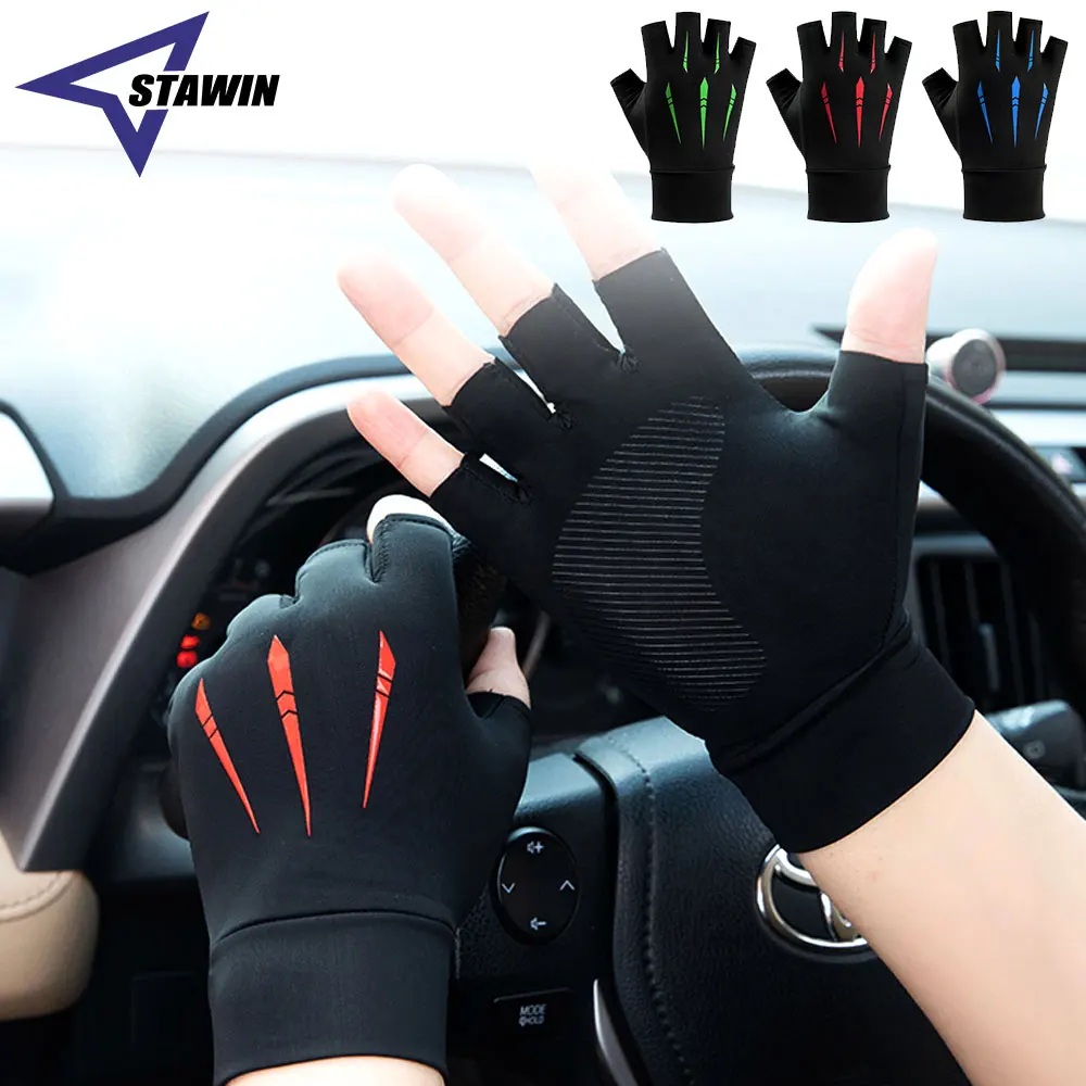 

Breathable Fitness Gloves Gym Weightlifting Yoga Bodybuilding Training Sports Thin Non-slip Half Finger Cycling Gloves Equipment