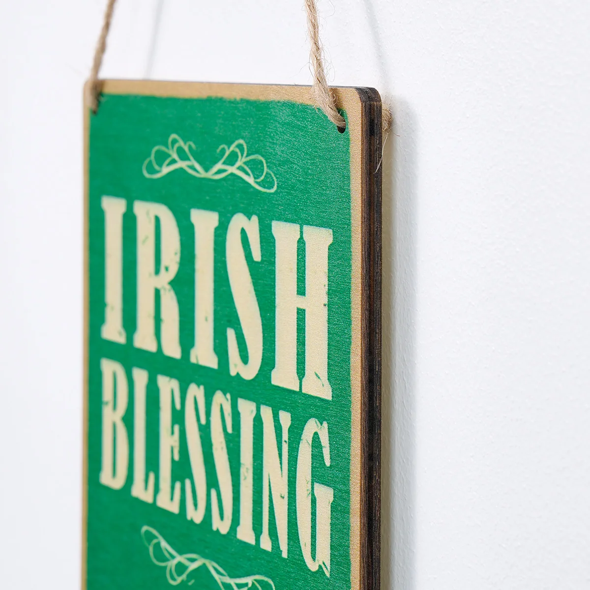 1PC, St.Patrick's Day, lightweight wooden decorative signboard, St.Patrick's Day decorative tag