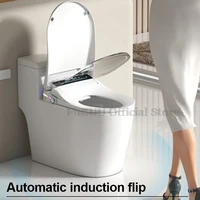 ฝาครอบที่นั่งชักโครกโถชําระล้างอัจฉริยะพร้อมรีโมทไร้สายหลายโหมดสเปรย์ที่นั่งอุ่นน้ําอุ่นเครื่องเป่าลมฝาห้องน้ํายาว 5