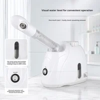 360 °   Vaporisateur facial rotatif à vapeur chaude, instrument de beauté multifonctionnel pour spa à domicile, hydratation profonde, soin de la peau, vaporisateur facial 3