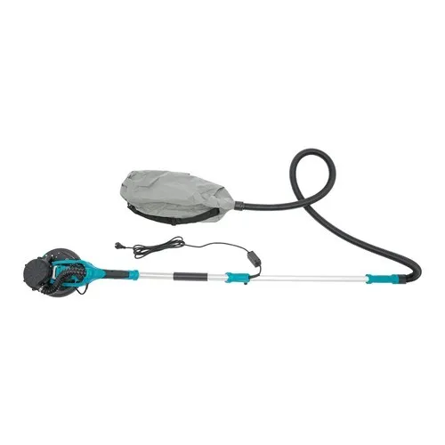 750W Elektrischer Trockenbauschleifer mit Staubabsaugsystem, 6-stufiger Geschwindigkeitsregelung und ausziehbarem Stiel für Wand- und Deckenrenovierung – Detail 4